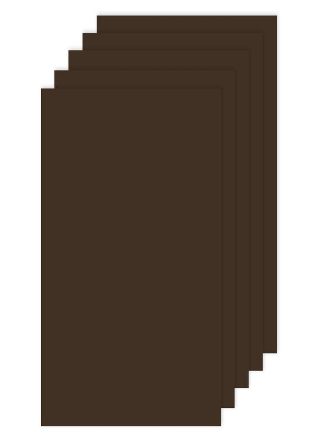 Lakeer A3 Dark Brown Color Board - Cardstock Paper Board, Hardboard | 600 GSM - Pack of 5 Pcs | for Scrapbooking, Art, Craft, Poster, DIY, Etc. - Image 1